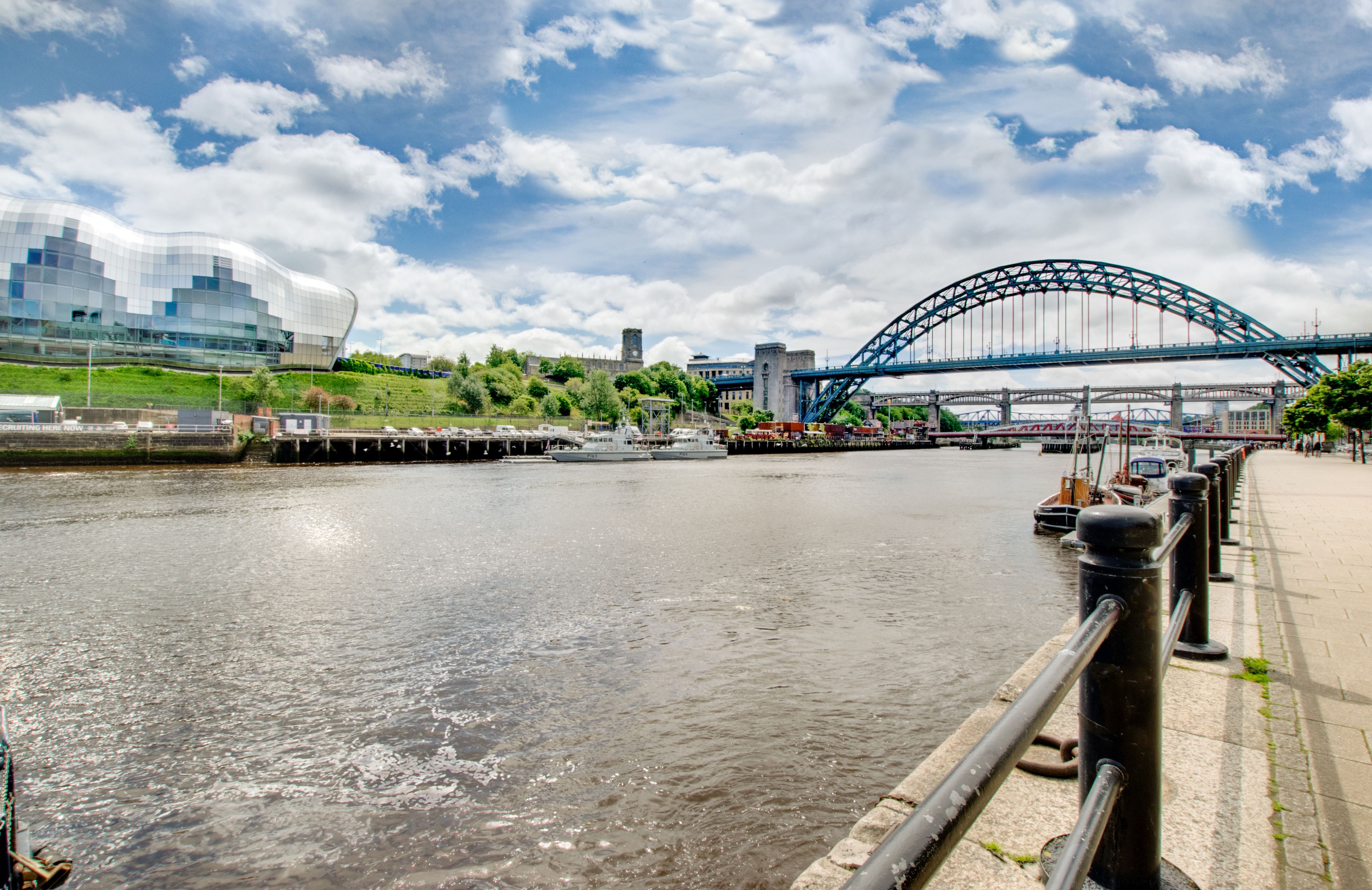 Newcastle Quayside - the iconic Tyne Bridge