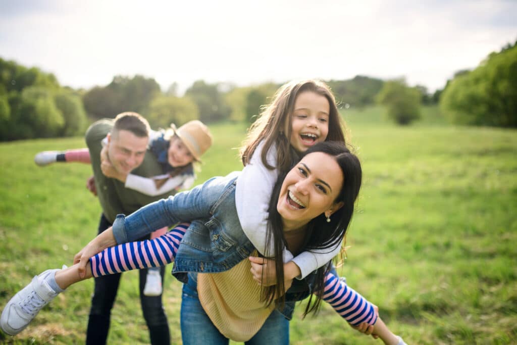 family fun in the park
